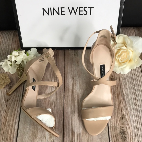 Nine West Shoes - Nine West Nude Heeled Sandals 7.5M